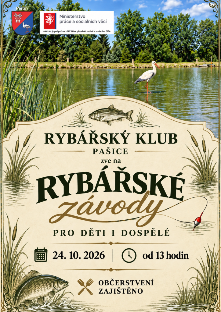 plakát rybářské závody