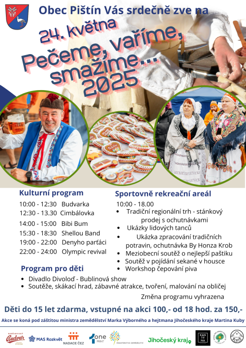 leták Pečeme, vaříme, smažíme