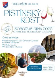 leták Pištínský košt