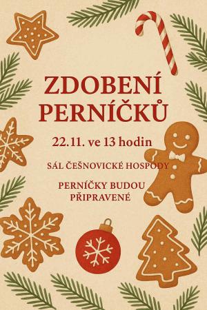 plakát zdobení perníčků