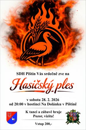 plakát ples SDH