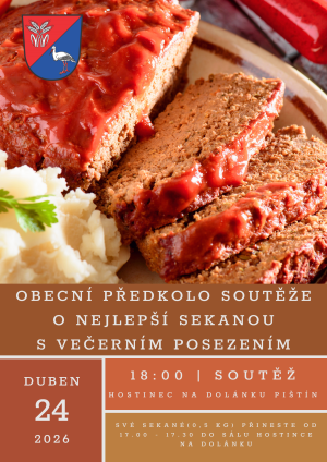 leták předkolo sekaná