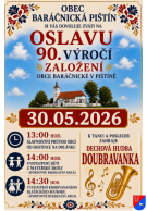 leták 90. výročí Baráčníků