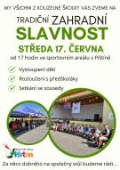 plakát zahradní slavnost