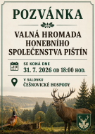 plakát valná hromada